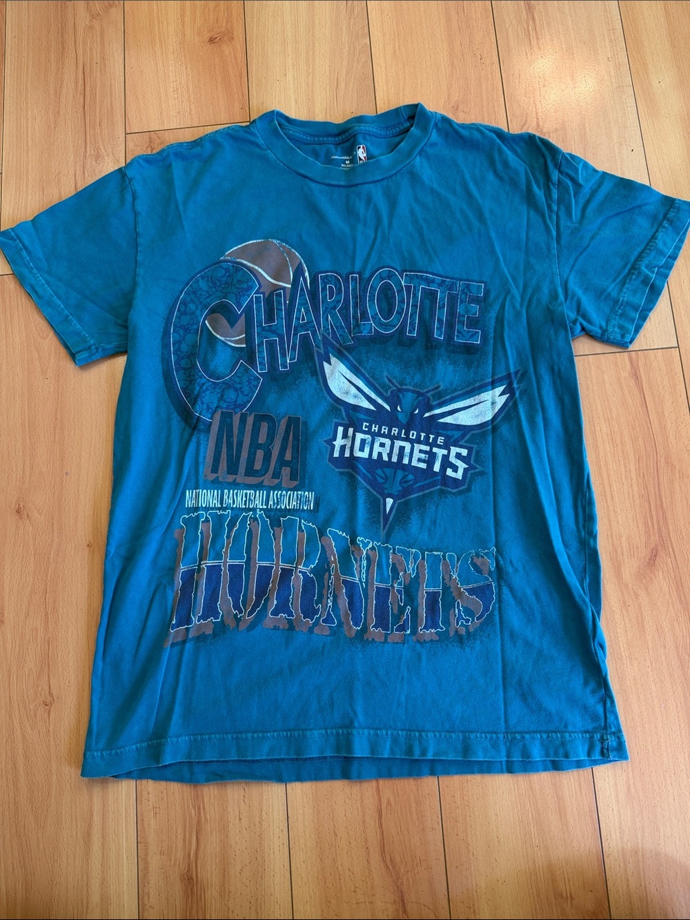 Charlotte Hornets NBA Abercrombie & Fitch Graphic Tee - Teal